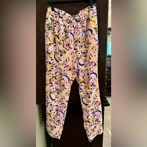 J. Crew Silk Drawstring Pants Size 10 New Without Tags